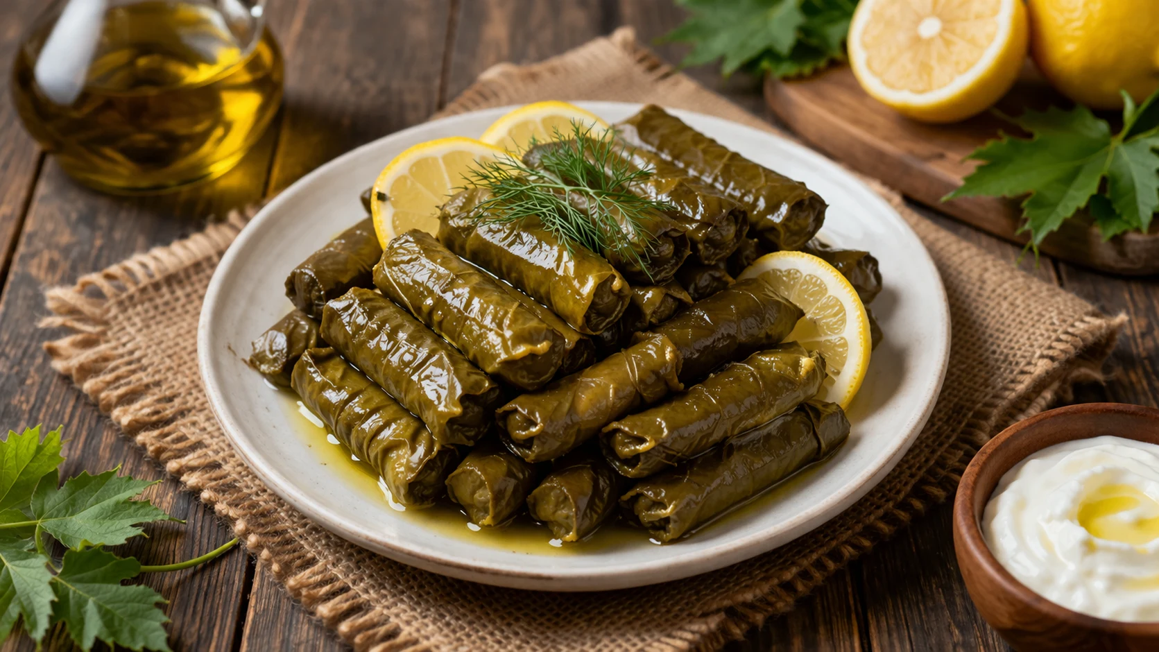 Zeytinyağlı Yaprak Sarma 
