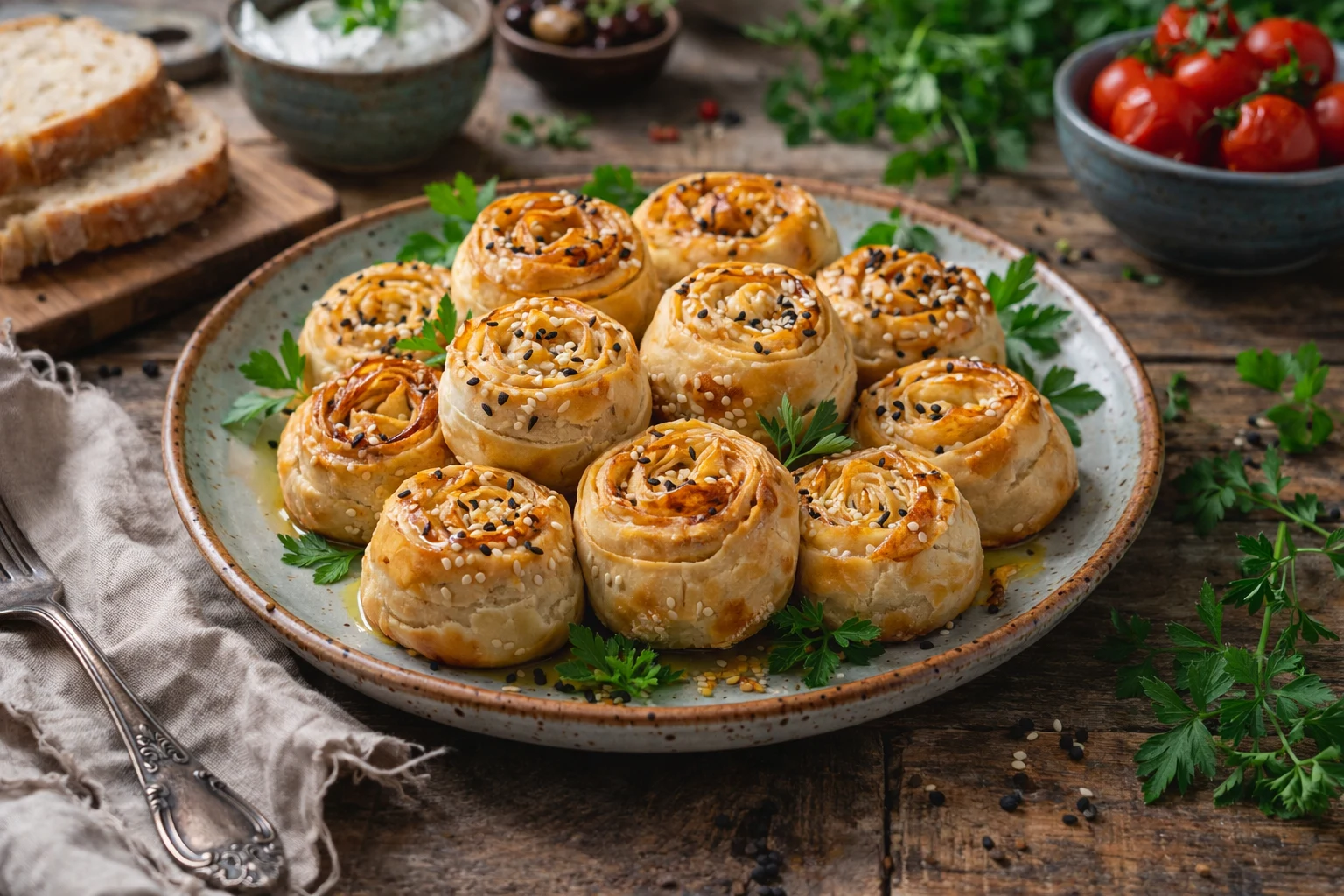 Mini Gül Böreği 